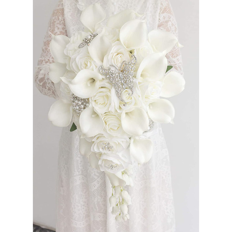 Bridal hot sale bouquet jewelry